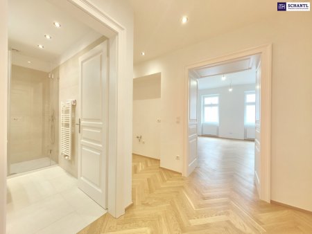 ++ MEIN GARTEN IST DER AUGARTEN ++ HELLE ALTBAUWOHNUNG + INNENHOFLAGE + Komplett saniert + befristet vermietet
