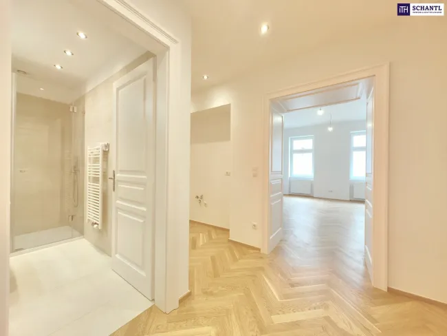 ++ MEIN GARTEN IST DER AUGARTEN ++ HELLE ALTBAUWOHNUNG + INNENHOFLAGE + Komplett saniert + befristet vermietet - Titelbild