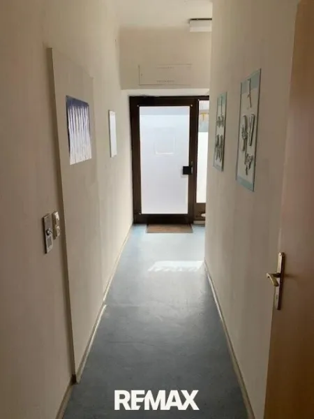 Gang zu den Räumen