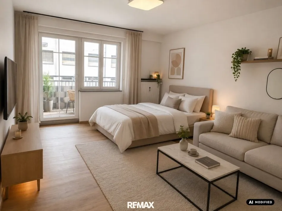 Koffer packen und umziehen. Attraktive 1-Zimmer-Wohnung mit Loggia in Lend - Titelbild