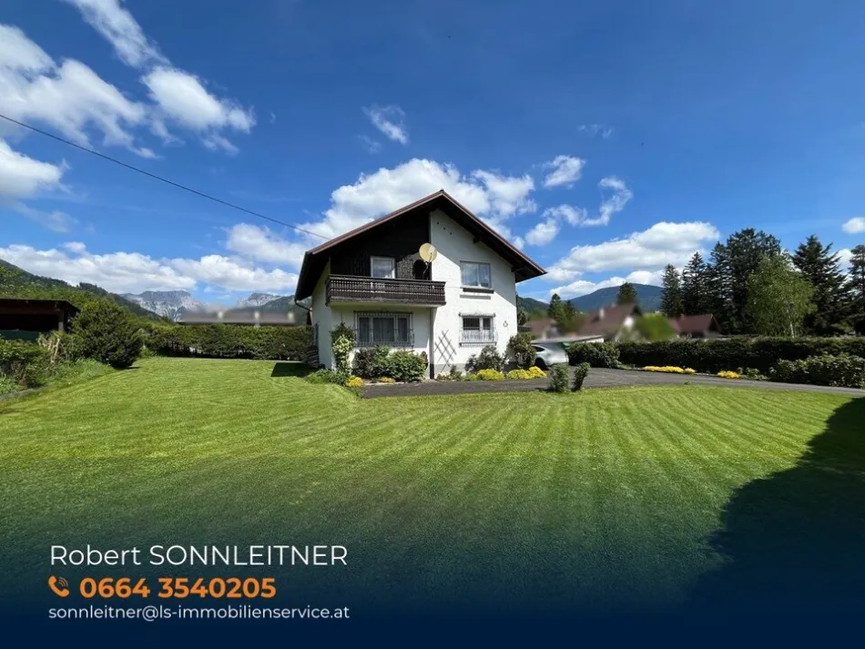 Gepflegtes Landhaus im Grünen! Möbliert, großzügig & ruhig gelegen mit Bergblick! - Titelbild