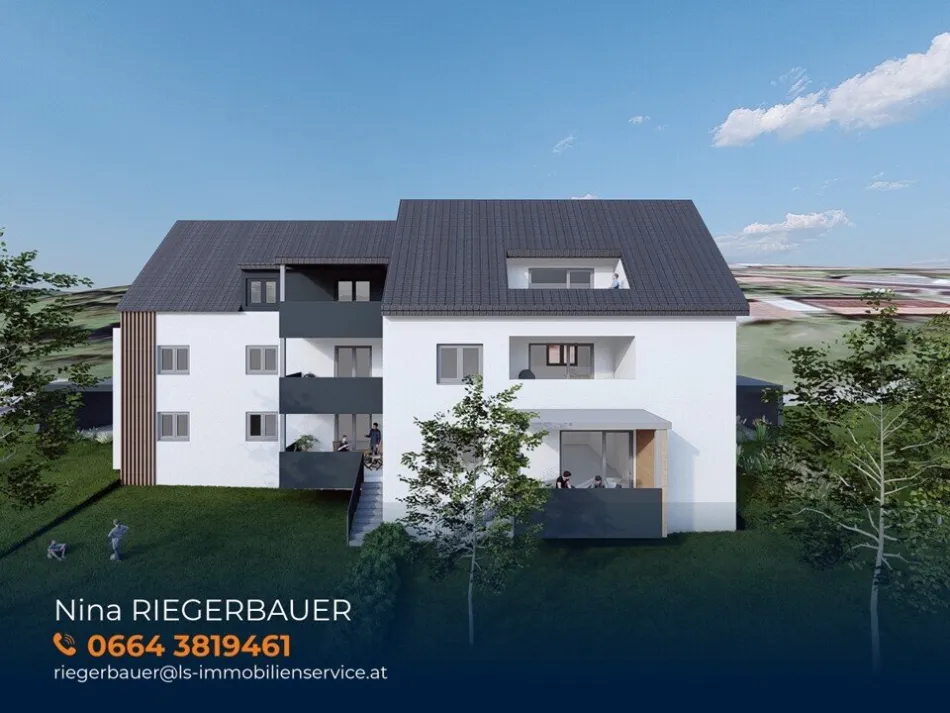 Gefördertes Neubauprojekt in Pischelsdorf – hochwertige & barrierefreie Wohnungen mit Balkon/Loggia, Carport & Kellerabteil - Titelbild