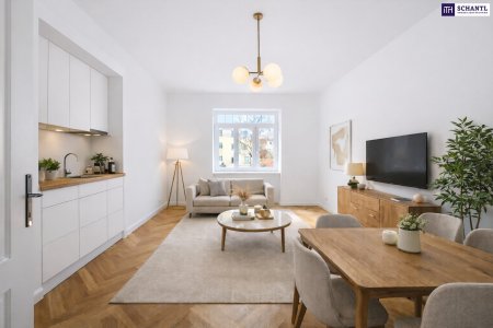 Einziehen & wohlfühlen: Hochwertig sanierter Altbau in Toplage + U3 Station Schweglerstraße + Ruhelage