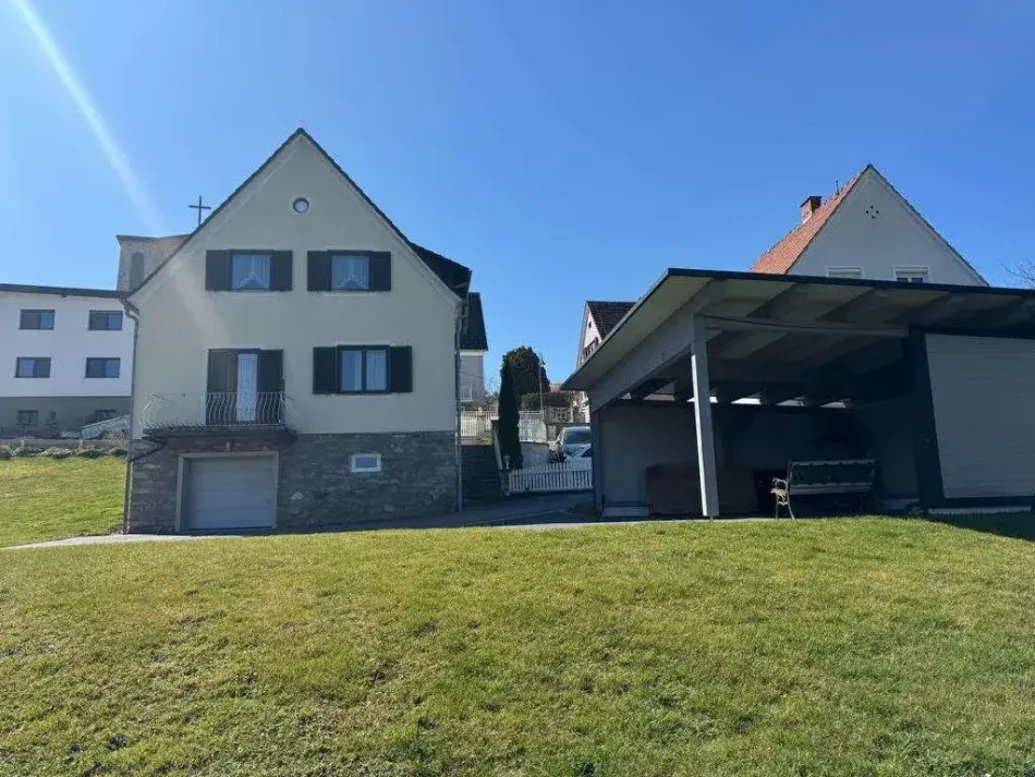 Einfamilienhaus mit zusätzlichem Baugrund direkt daneben - in Rohrbach a.d. Lafnitz - Bild
