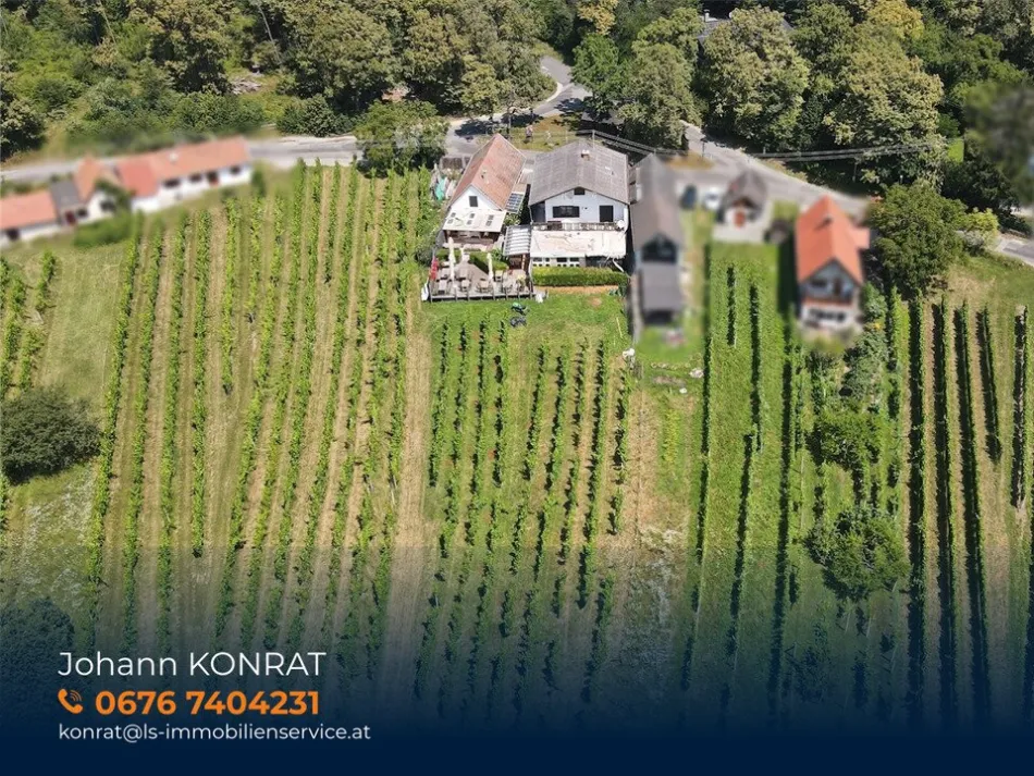 Ehemaliger Gastronomiebetrieb mit Möglichkeit zum Hauptwohnsitz in den Weinbergen! - Titelbild