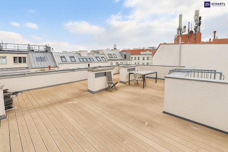 Loft über den Dächern Wiens – Design, Ruhe und spektakuläre Terrassenflächen