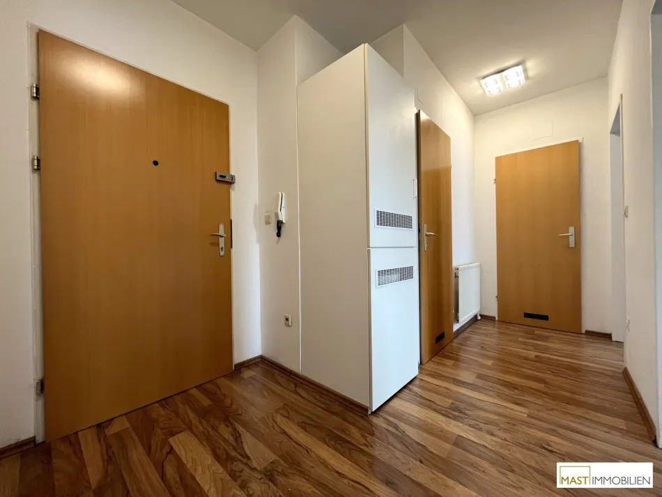 Optimal aufgeteilte 2 Zimmer Wohnung inkl. Einbauküche - Titelbild