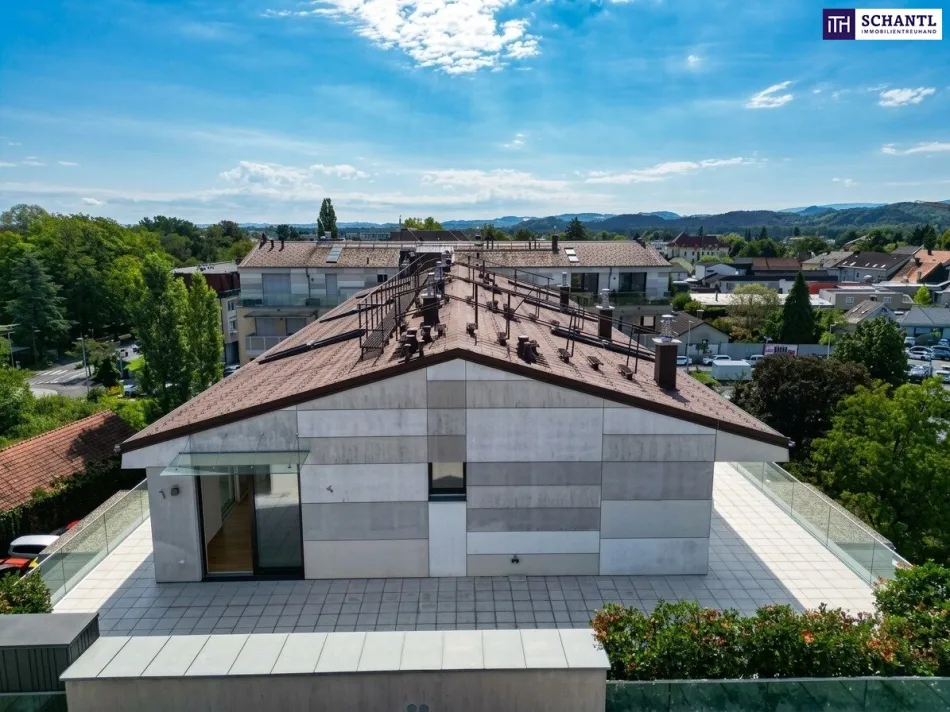 Wohnen wie ein Adler, hoch über den Dächern von Leibnitz- Exklusives Penthouse auf zwei Ebenen mit gigantischer Panoramaterrasse! - Bild