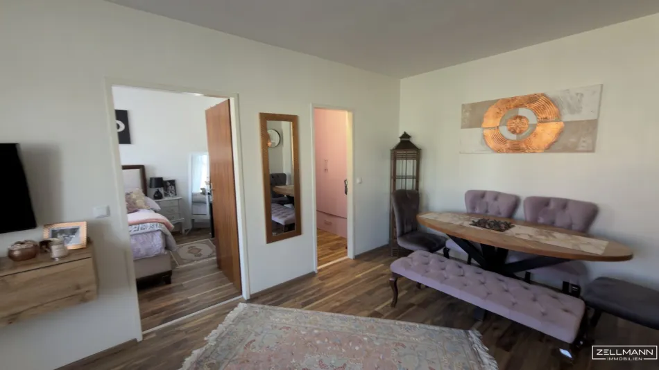Wohnen mit Gartenflair in Rodaun – bezugsfertige 3-Zimmer-Wohnung mit wunderschönem Gemeinschaftsgarten | ZELLMANN IMMOBILIEN - Bild
