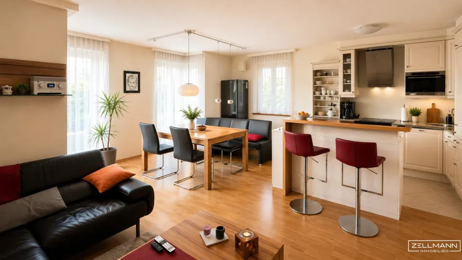 Ein Garten zum Verlieben – großzügiges Wohnen mit viel Privatsphäre & zwei Garagenplätzen | ZELLMANN IMMOBILIEN - Titelbild