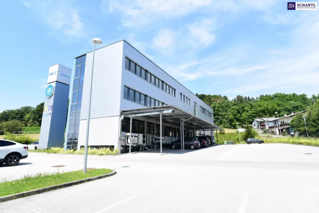 Ausgezeichnete Chance für Ihr neues Büro: Gewerbeimmobilie in Laßnitzhöhe - Büro- und Geschäftsräumlichkeiten auf 425 m² mit TOP-Ausstattung, KFZ-Abstellplätzen, E-Ladestationen & Klimaanlage! Sichern Sie sich jetzt Ihren Besichtigungstermin! - Titelbild
