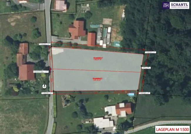 Idyllisches Baugrundstück in sonniger Lage – 1.553,07 m² - Bild