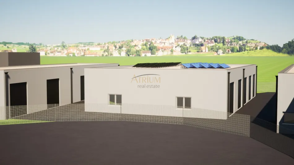 Hochwertige Ziegelmassivhalle inkl. laufender Mieteinnahmen direkt an der B17. - Bild