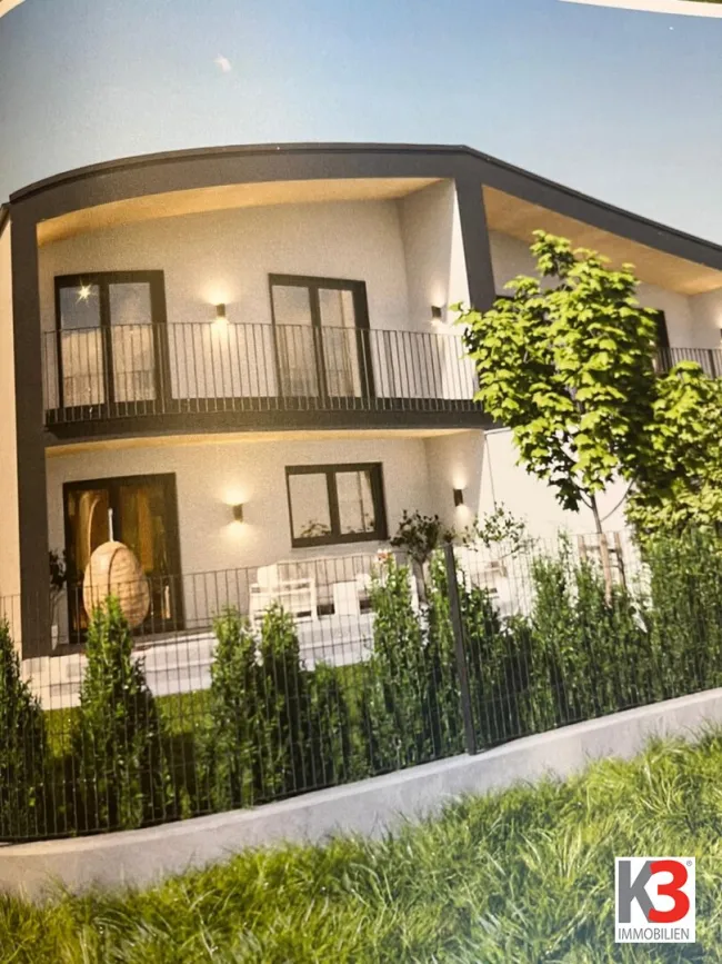 K3 präsentiert Neubau-Doppelhaushälfte in Tumeltsham-Wohnbauförderung möglich - Titelbild