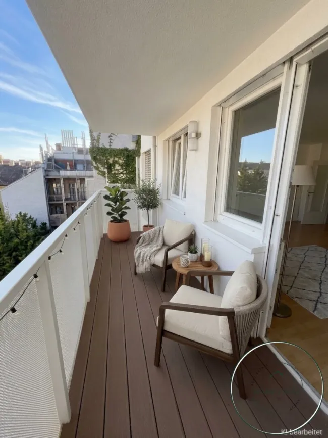 Dachgeschoss-Wohnung mit Sonnenbalkon & durchdachtem Grundriss in begehrter Margareten-Lage - Titelbild