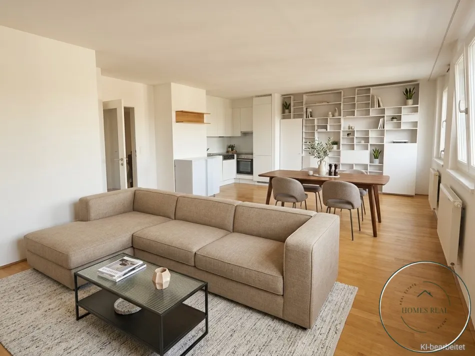 Dachgeschoss-Wohnung mit Sonnenbalkon & durchdachtem Grundriss in begehrter Margareten-Lage - Bild