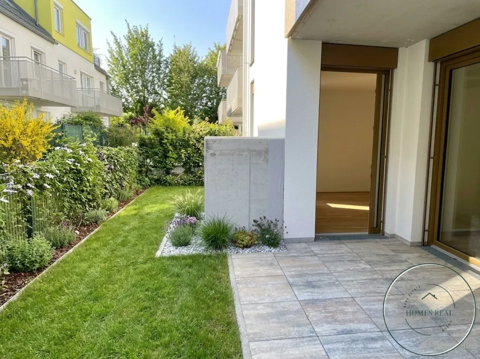 Zwei Gärten, zwei Bäder & U1-Nähe: hochwertiger 3-Zimmer Neubau in Kagran - Bild