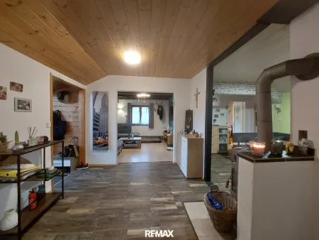 Blick in das Wohnhaus