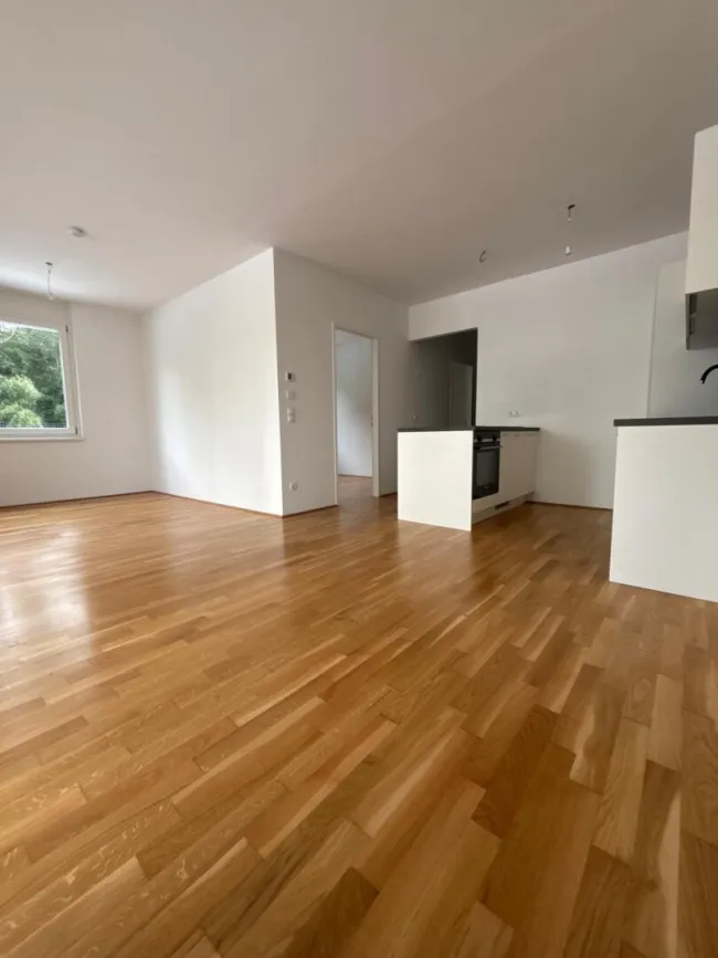 Neuwertige 3-Zi-Wohnung mit Balkon, Fußbodenheizung & Aufzug in Graz 8041 zu mieten! - Titelbild