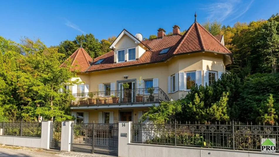 Exklusive Villa mit hochwertigster Ausstattung Breitenfurt bei Wien, 7 Zimmer, Parkanlage, Terrasse und Pool - Bild