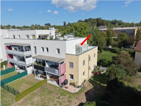COMING SOON! Neuwertiges Wohnen mit Penthouse-Charakter XXL-Traumterrasse & verglasten Sommergarten in einer modernen Wohnanlage Schwanenstadt