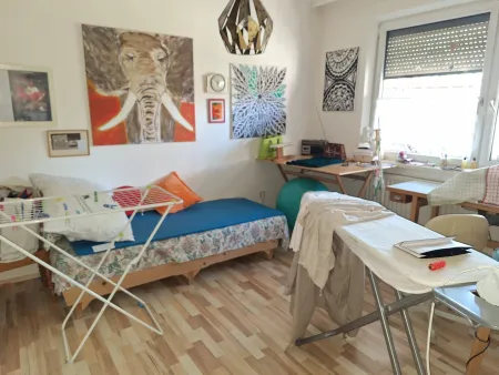 Das Näh- und Bügelzimmer
