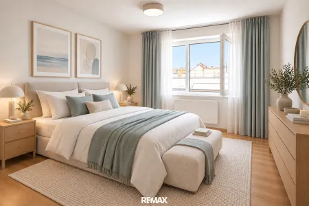 Schlafzimmer (virtuell eingerichtet)