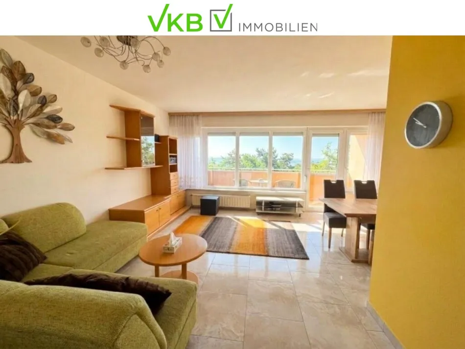 Wohnen mit Weitblick – stilvolle, möblierte Wohnung in begehrter Lage am Gaumberg - Titelbild