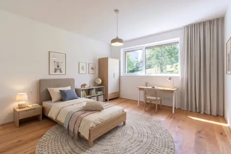 Schlafzimmer II - Möblierungsvorschlag