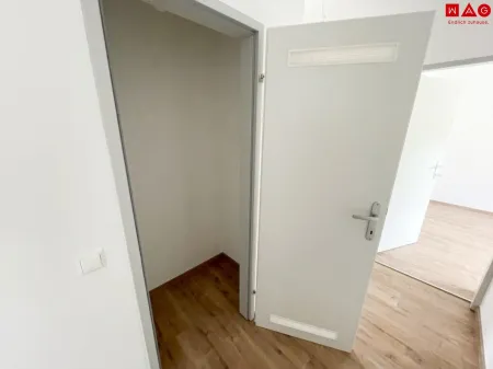 Abstellraum vor Übergabe