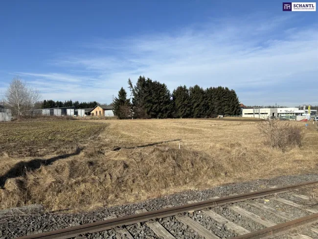 ++ INDUSTRIEGRUNDSTÜCK ++ AREA SÜD KORALMBAHN ++ GEWERBEPARK WEITENDORF mit BAHNANSCHLUSS ++ GFL ca. 16.936 m² ++ TEILBAR ++ BD A - I1 0,2 - 1,0 - Titelbild