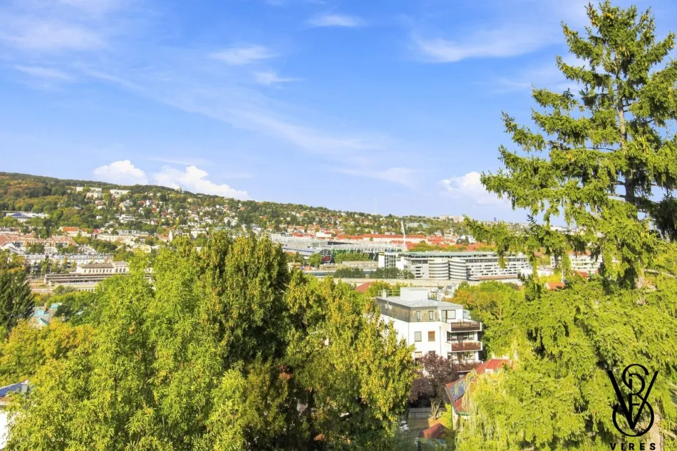Villa mit vier Wohnungen am Hang von Ober St. Veit