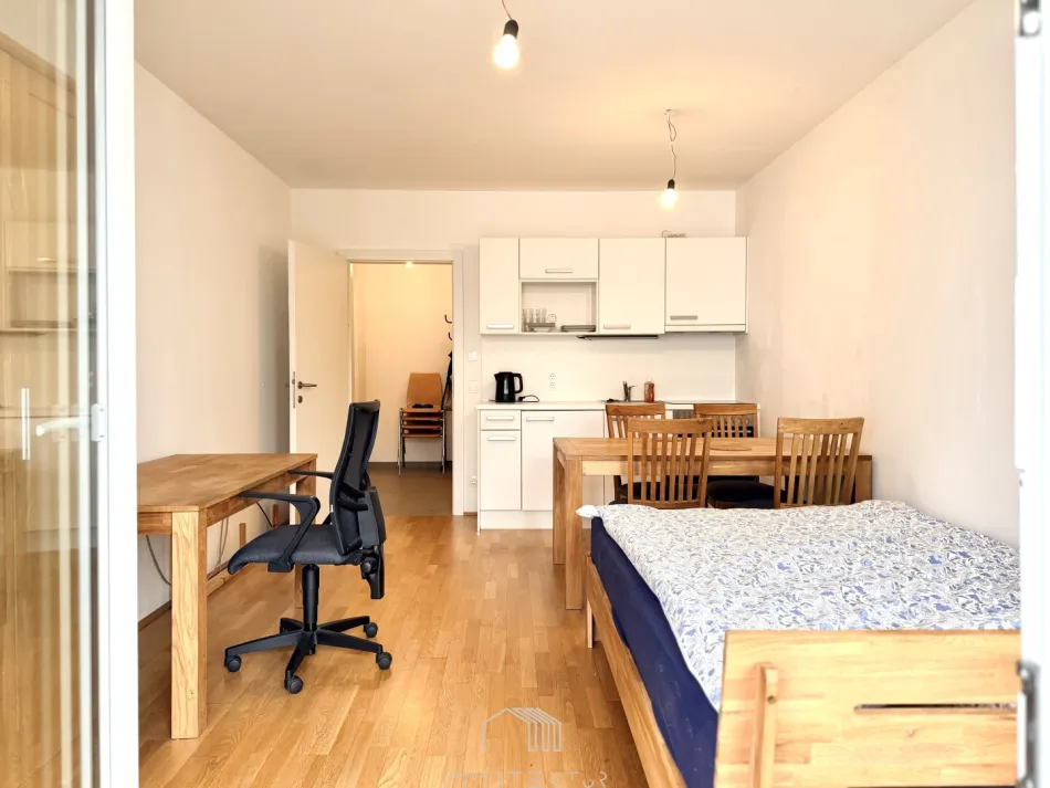 BESTLAGE: Sonnige Garçonniere mit Westbalkon & Tiefgarage - Bild