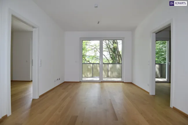 RUHELAGE - 61m2 Wohnung mit riesigem BALKON in perfekter Lage – Sichern Sie sich Ihr exklusives Wohnjuwel! - Titelbild