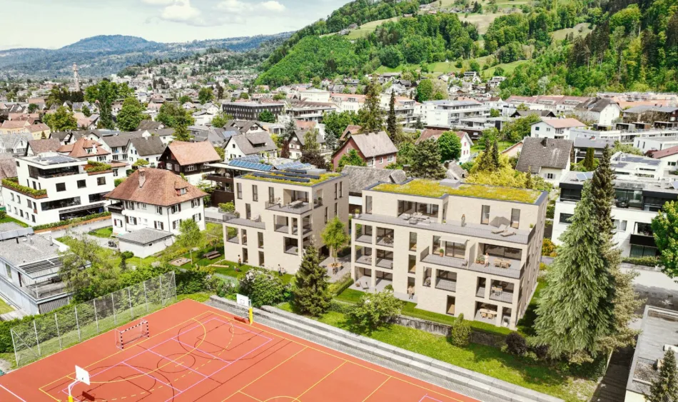 Moderne 2-Zi-Wohnung mit Terrasse und Fußbodenheizung in Dornbirn – Erstbezug! - Bild