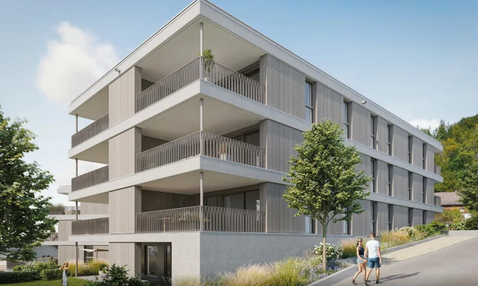 Moderne 2-Zi Gartenwohnung in Dornbirn EG, Terrasse, Garten, Erstbezug! - Bild