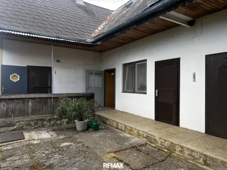 Vorderansicht des Hauses