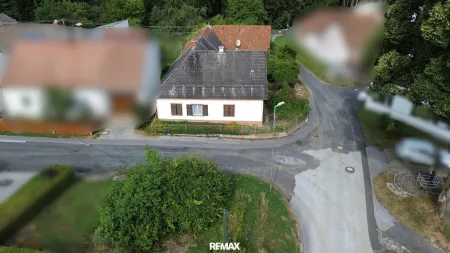 Drohnenbild Straßensicht