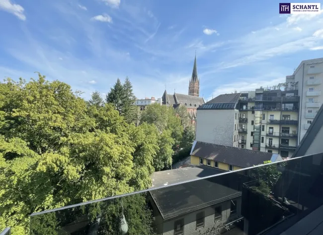 SUPER LAGE! PENTHOUSE-BÜRO - Helle Büro- oder Ordinationsflächen inkl. Klimaanlage, Glasfaseranschluss + 3 BALKONE! Tiefgaragenplätze vorhanden!! TOP-SICHTBARKEIT! - Titelbild