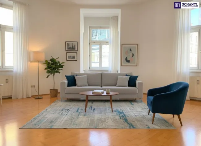 DAS Schmuckstück des Hauses - Schicke ca. 50m² Wohnung in GRAZER BESTLAGE! - Titelbild