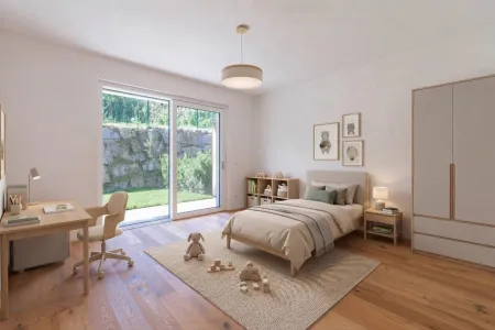 Schlafzimmer II - Möblierungsvorschlag