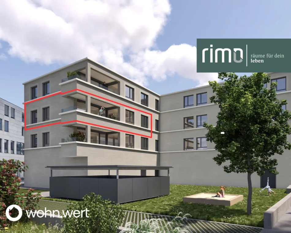 4-Zimmerwohnung am Jahnplatz inmitten von Feldkirch - Erstbezug - zu mieten - Top A2.1 - Titelbild
