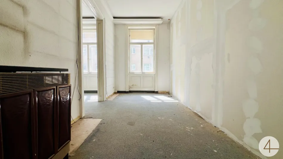 Sanierungsbedürftige 2-Zimmer-Altbauwohnung im Alsergrund - Bild