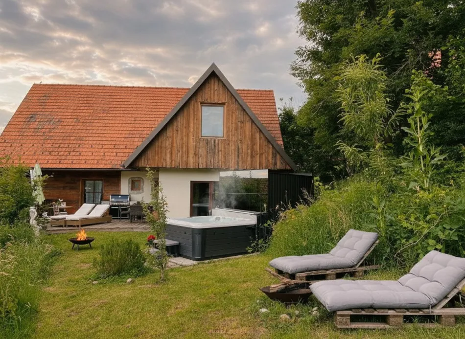 Privates Chalet mit Wellnessbereich | 150 m² | Eigennutzung & laufende Mieteinnahmen | Brodersdorf, Stmk - Bild