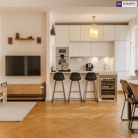 Zeitlose Eleganz trifft modernen Wohnkomfort – stilvoll sanierte 3,5-Zimmer-Altbauwohnung mit Designküche, zwei Außenflächen & Toplage nahe dem Türkenschanzpark