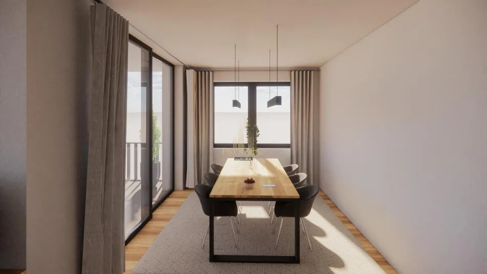 Modernes 3-Zimmer Penthouse in Buchkirchen – Erstbezug mit 30 m² Balkon, Garage & Aufzug! - Bild