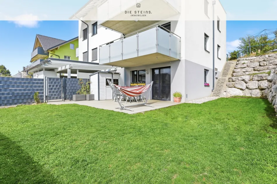 Familien-Maisonette mit großem Privatgarten und Weitblick - Bild
