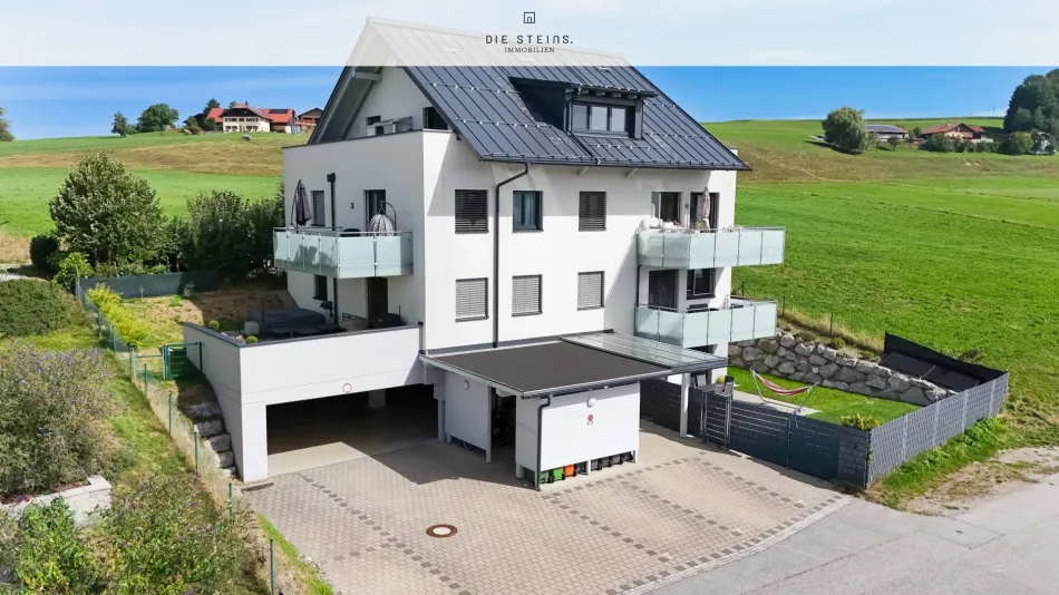Familien-Maisonette mit großem Privatgarten und Weitblick - Titelbild