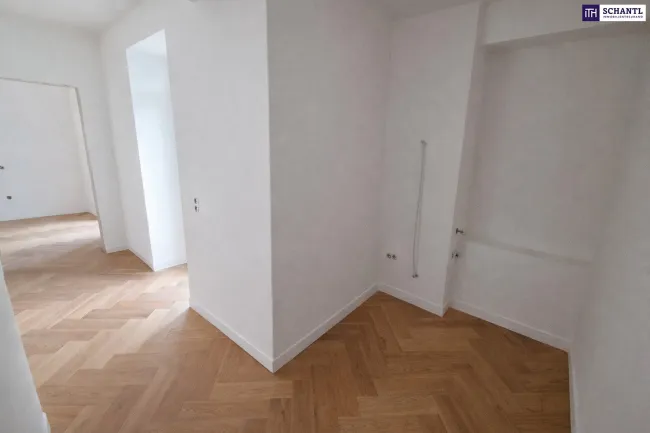 Ihre private Grünoase auf der 23 m² Terrasse mitten in Wien + stilvolle 3-Zimmer-Wohnungen + Klimaanlage & Luftwärmepumpe - Bild