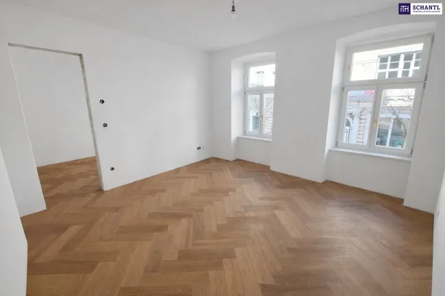 Ihre private Grünoase auf der 23 m² Terrasse mitten in Wien + stilvolle 3-Zimmer-Wohnungen + Klimaanlage & Luftwärmepumpe - Bild